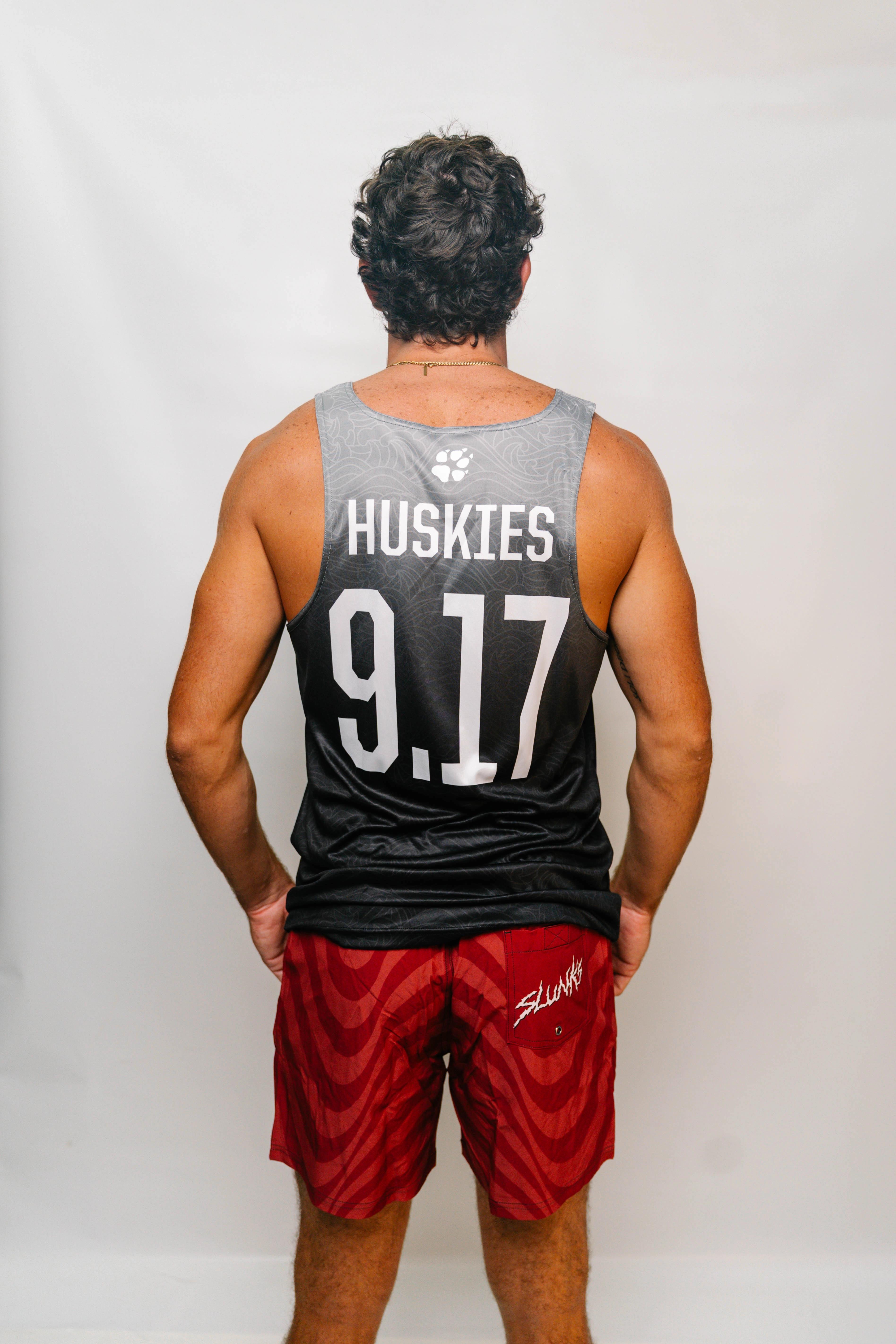 Back of jersey on body