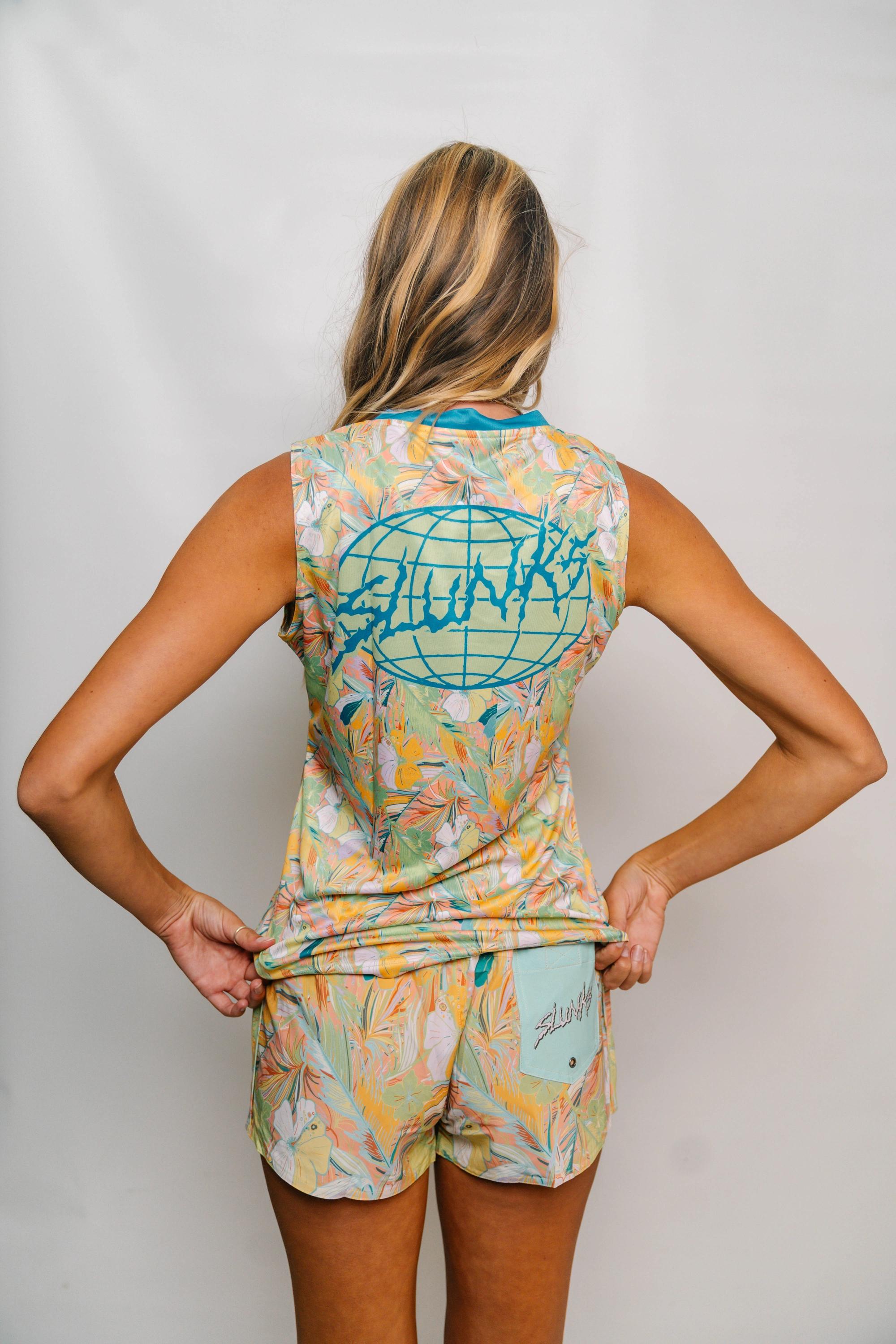 Womens Sleeveless Jersey Back