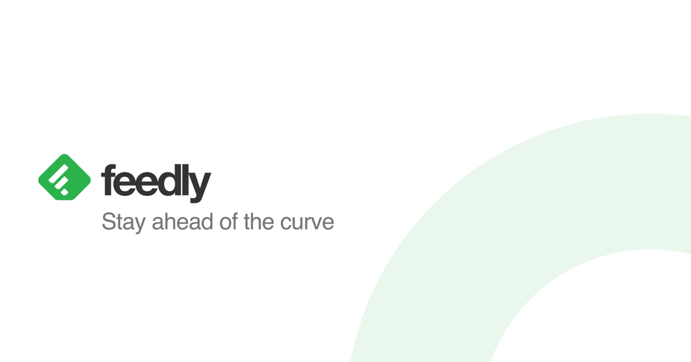 Screenshot of Feedly