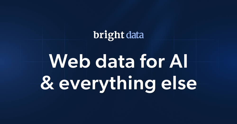 Screenshot of Bright Data
