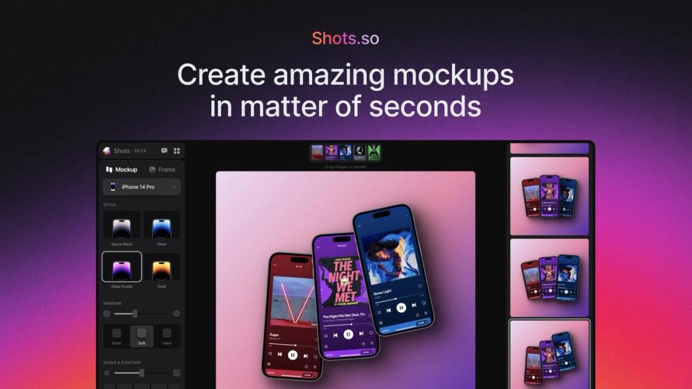 Screenshot of Shots