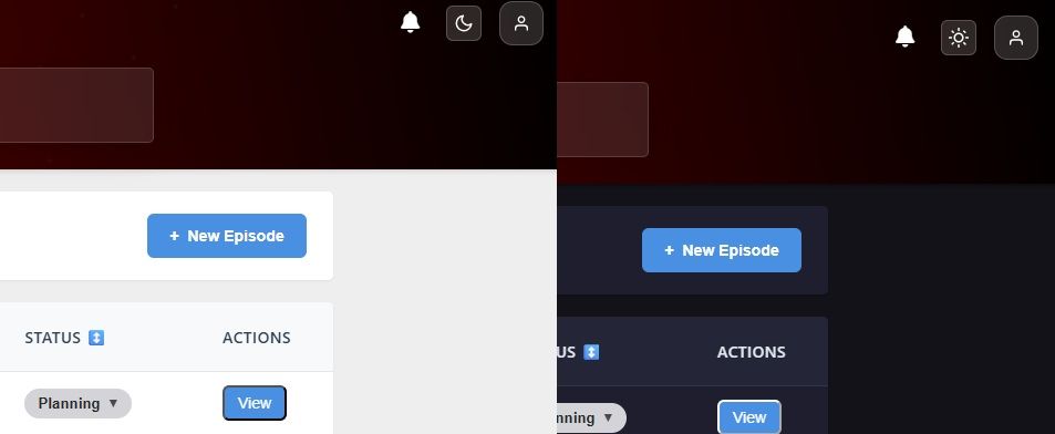 ShowMuse now supports both light and dark themes!