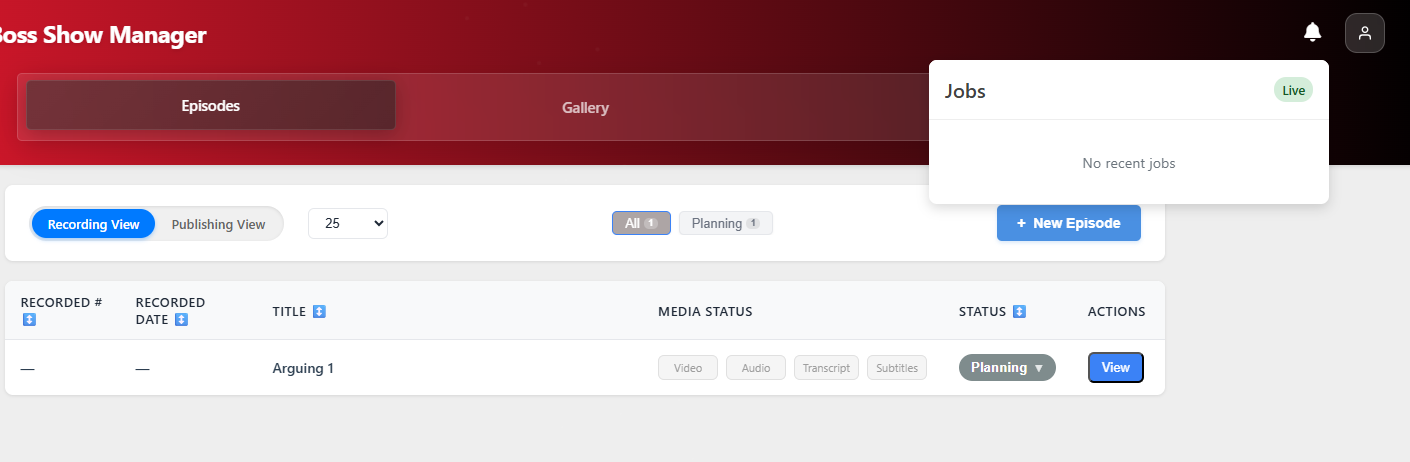 Added a Consolidated Notification Center