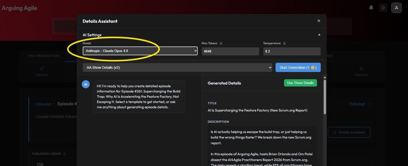 Opus 4.8 added to all Assistants