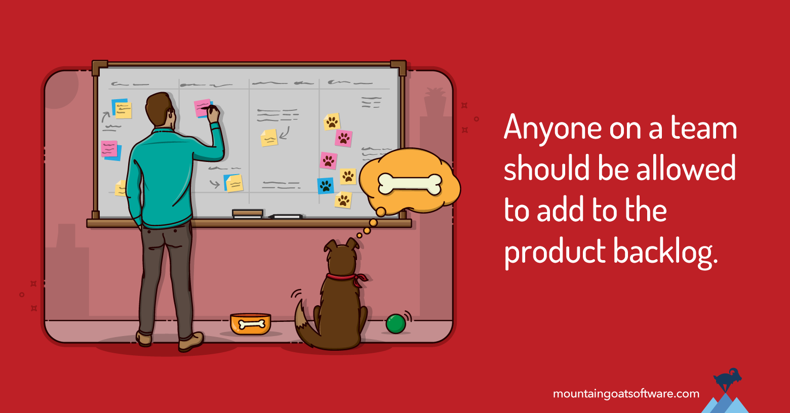 Quote card for Who Can Add Items to the Product Backlog?