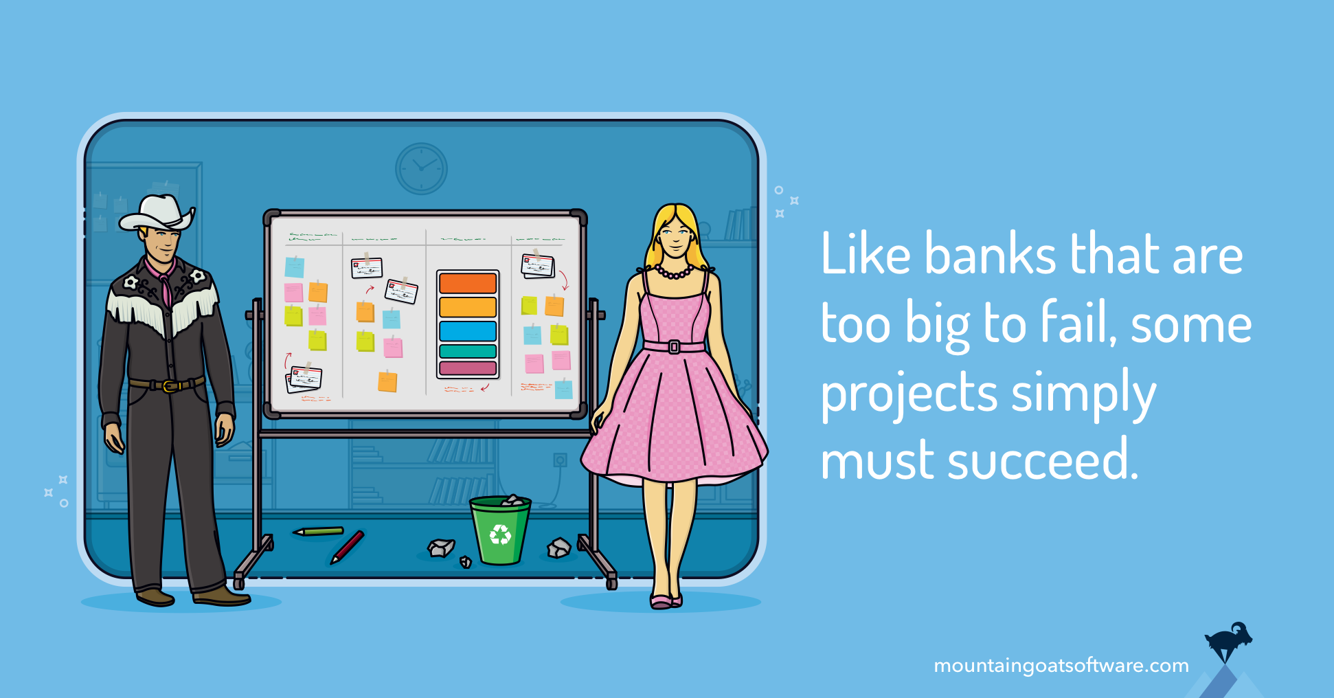 Quote card for Lessons from Barbie for When a Project Absolutely Must Succeed.