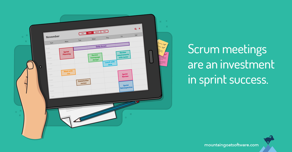 Quote card for Does Scrum Have Too Many Meetings?