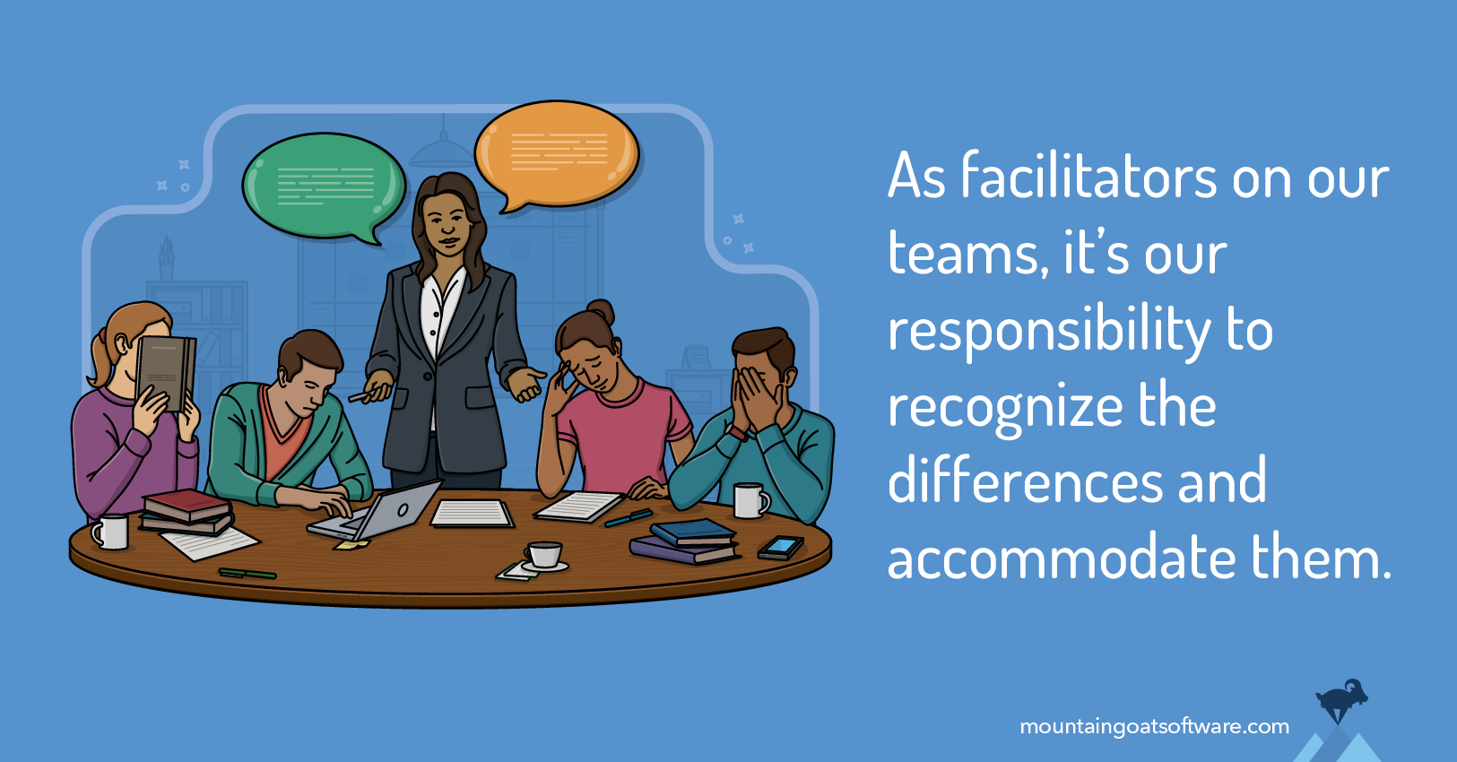 Quote card for Retrospecting with a Quiet Team.