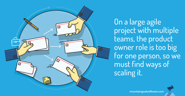 Quote card for The Chief Product Owner on Large Agile Projects.