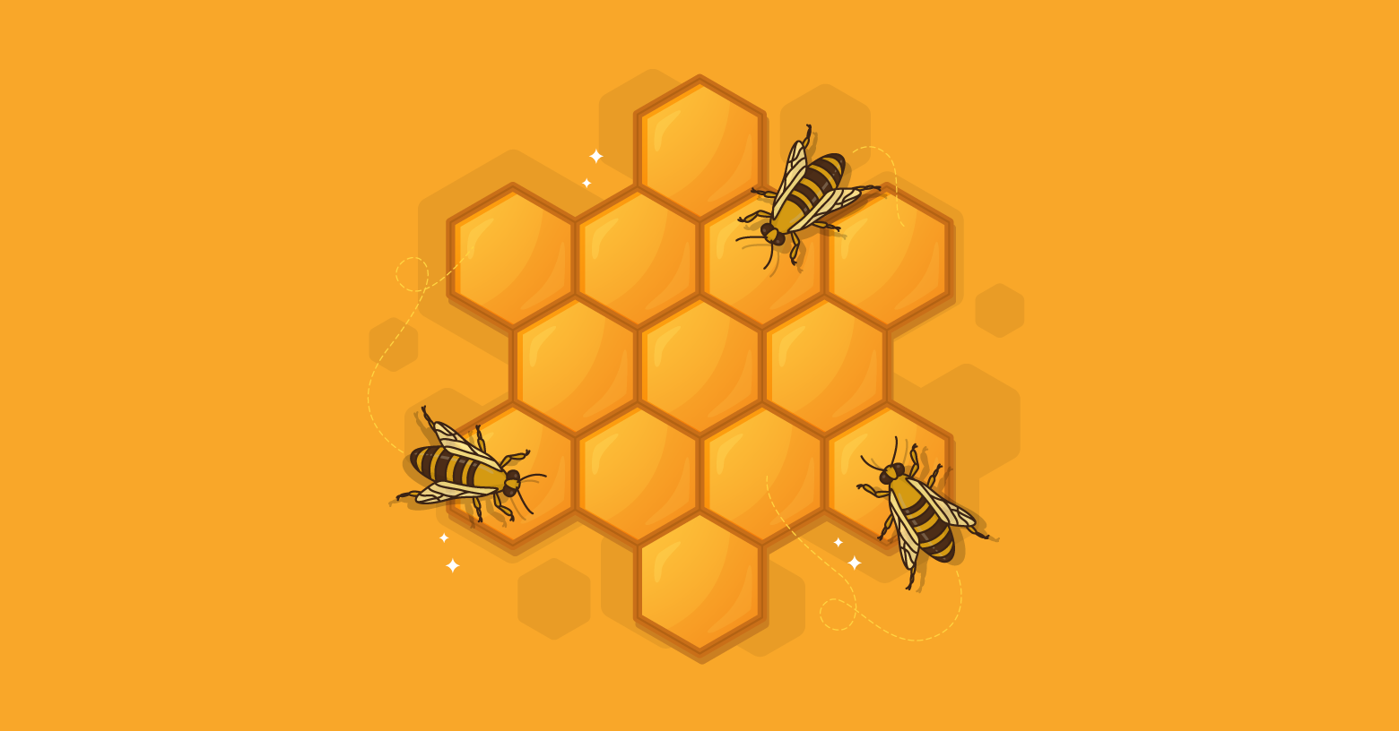 Beehive illustrating self-organizing teams.