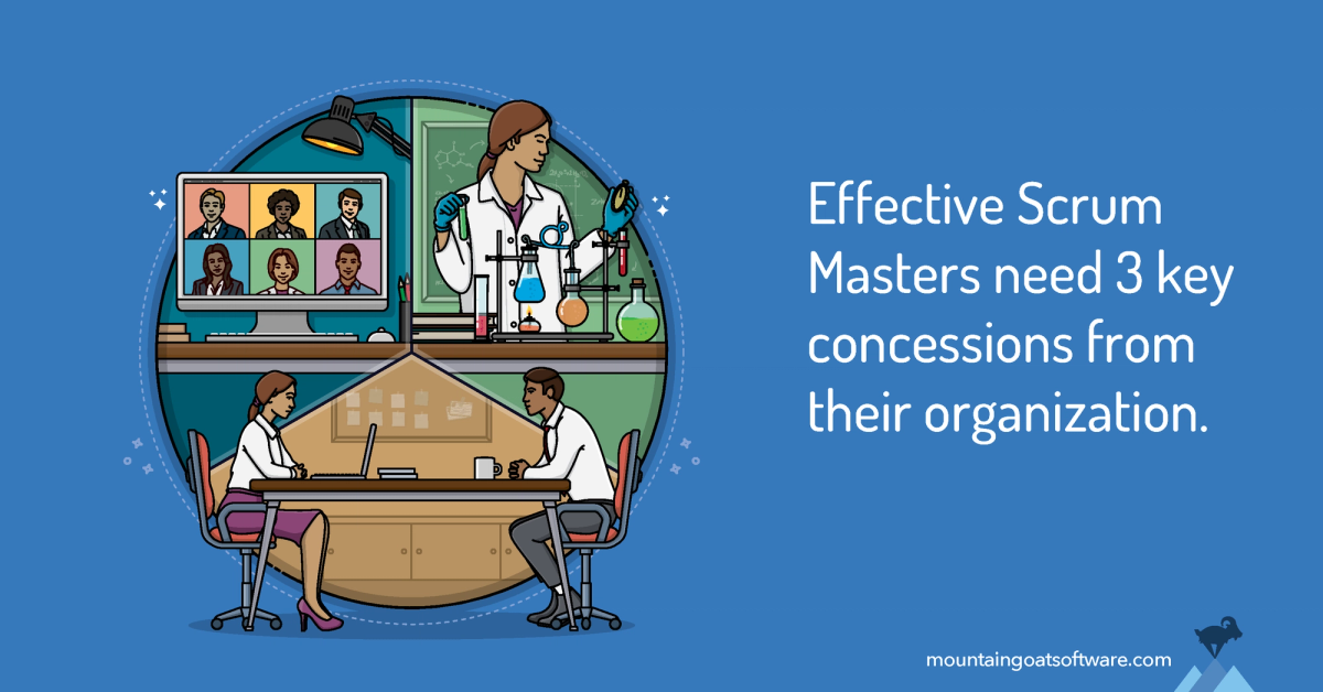 Quote card for Three Rights of Effective Scrum Masters.