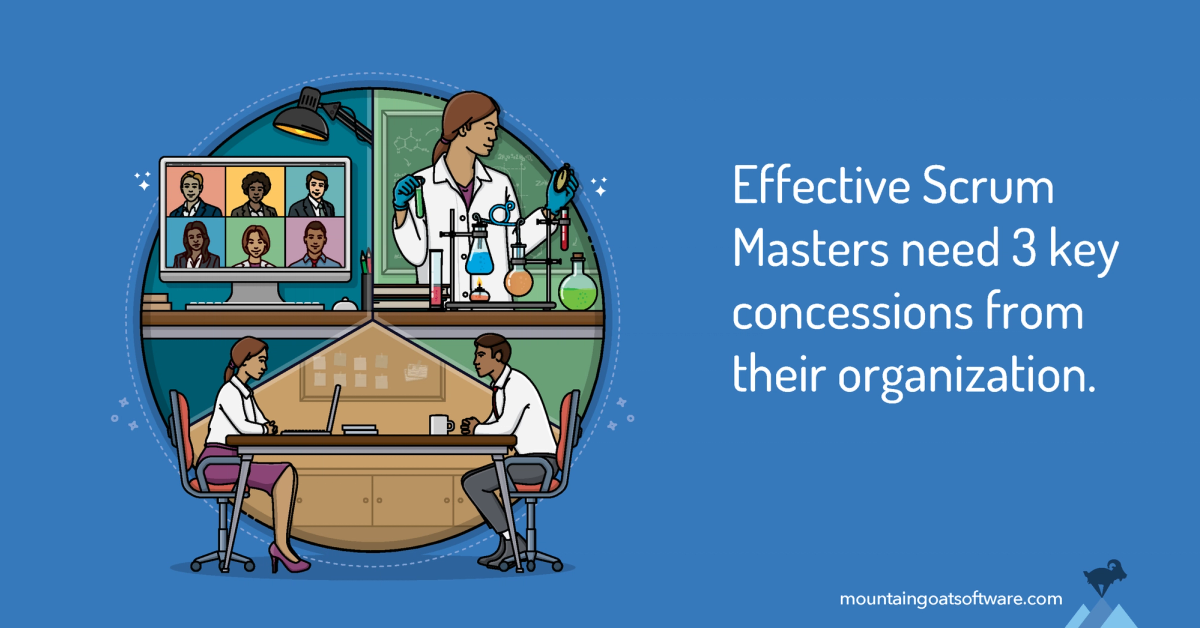 Quote card for Three Rights of Effective Scrum Masters.