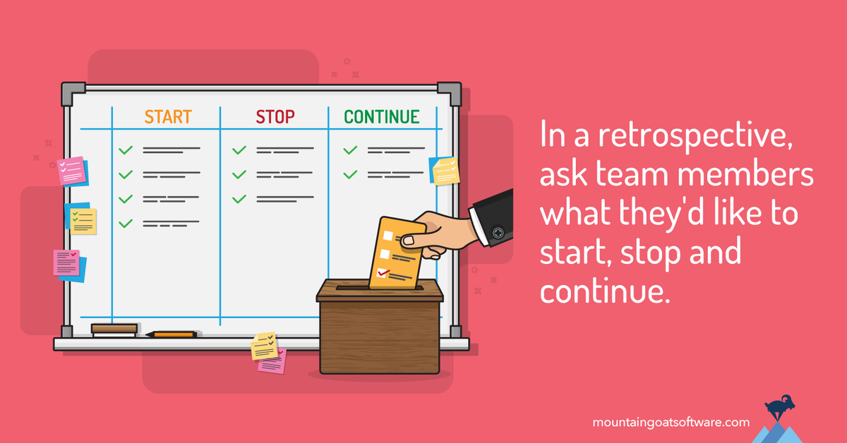 Quote card for A Simple Way to Run a Sprint Retrospective.