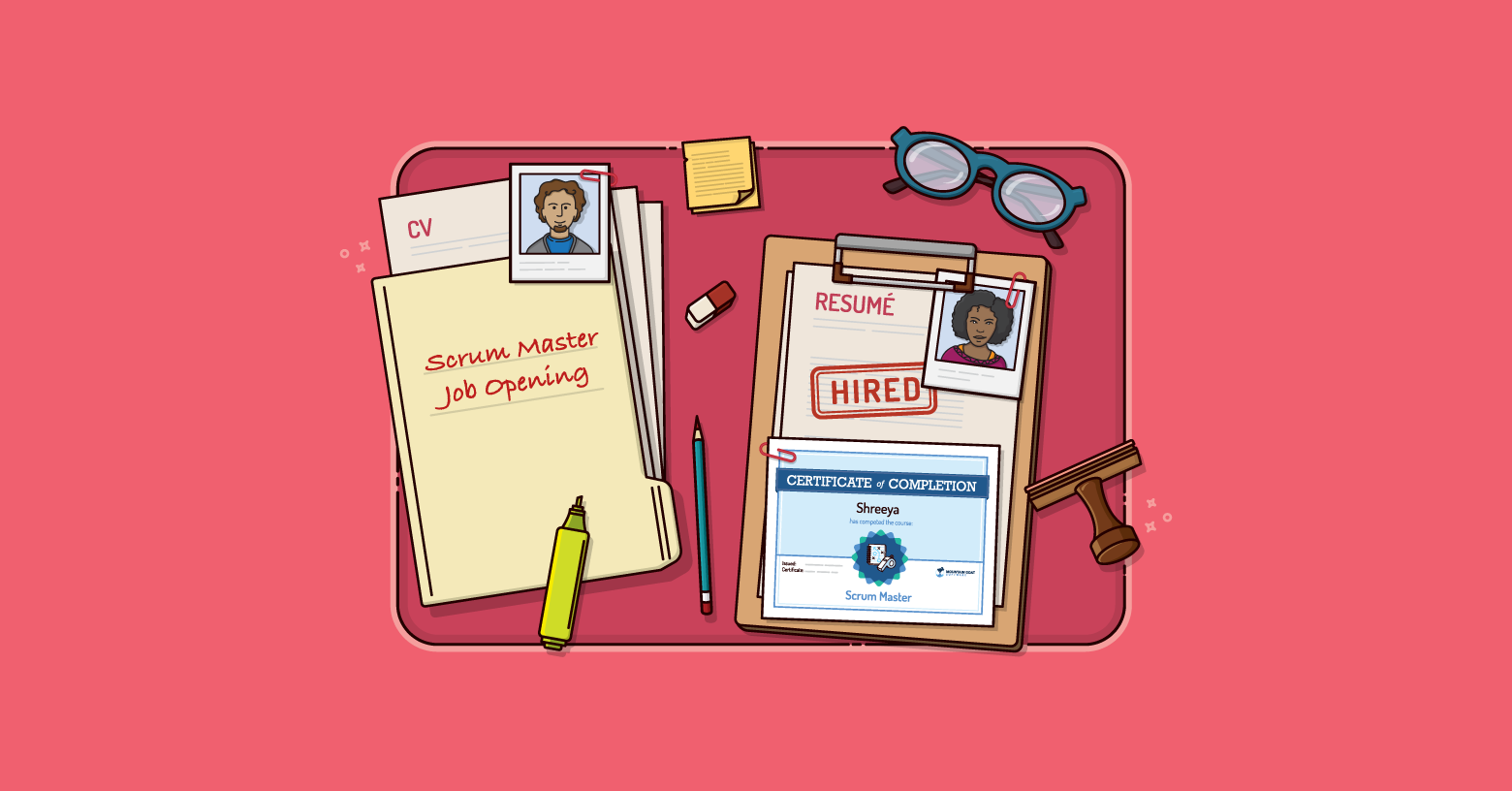 Article artwork for Entry-Level Scrum Masters: Seven Tips on How to Get Your First Scrum Master Job.