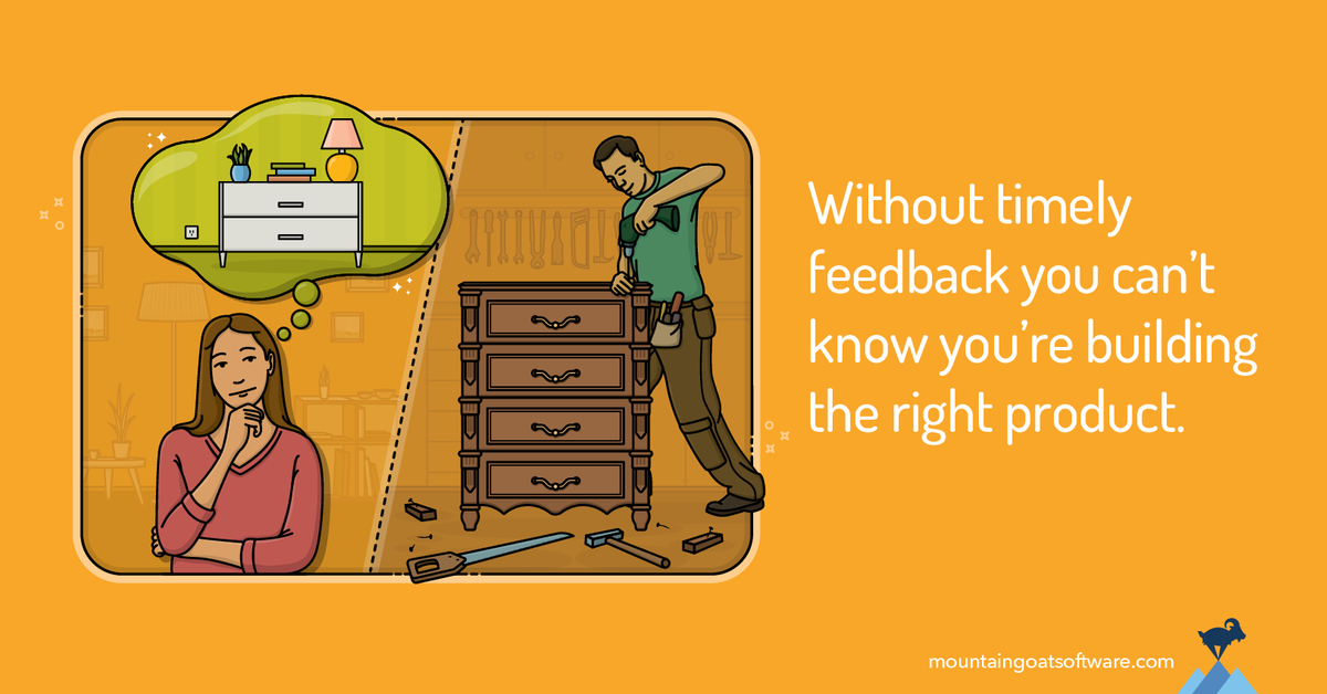 Quote card for 7 Ways to Get and Improve Fast Feedback.