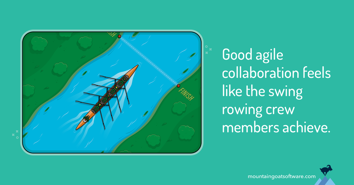 Quote card for Agile Collaboration: What It Is, How It Feels, and Why It Matters.
