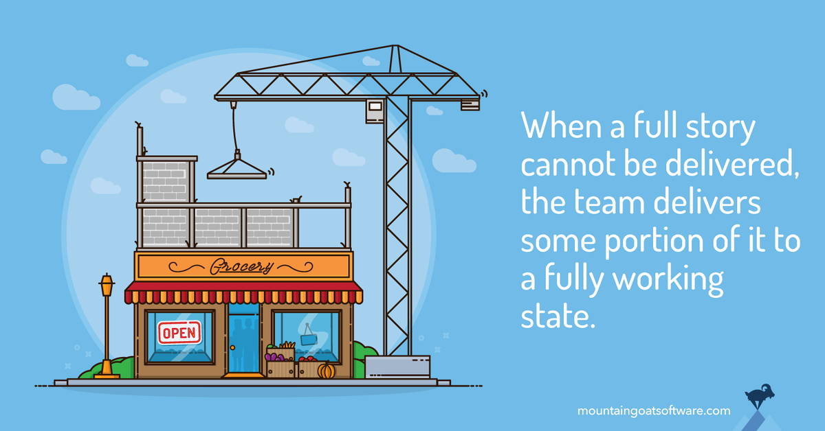 Quote card for Advice on How to Split Reporting User Stories.