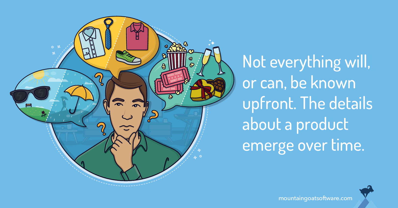Quote card for 3 Ways to Help Agile Teams Plan Despite Uncertainty.