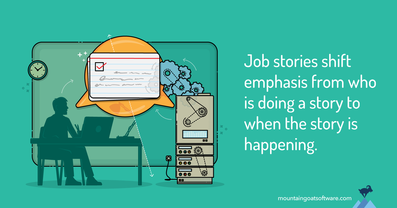 Quote card for Job Stories Offer a Viable Alternative to User Stories.