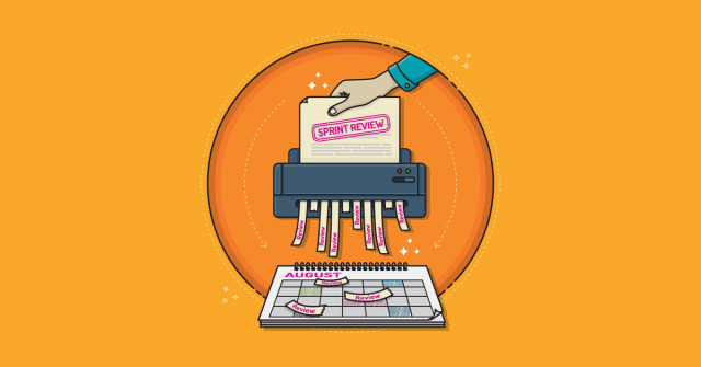 Article artwork for Why you should consider stopping sprint reviews.