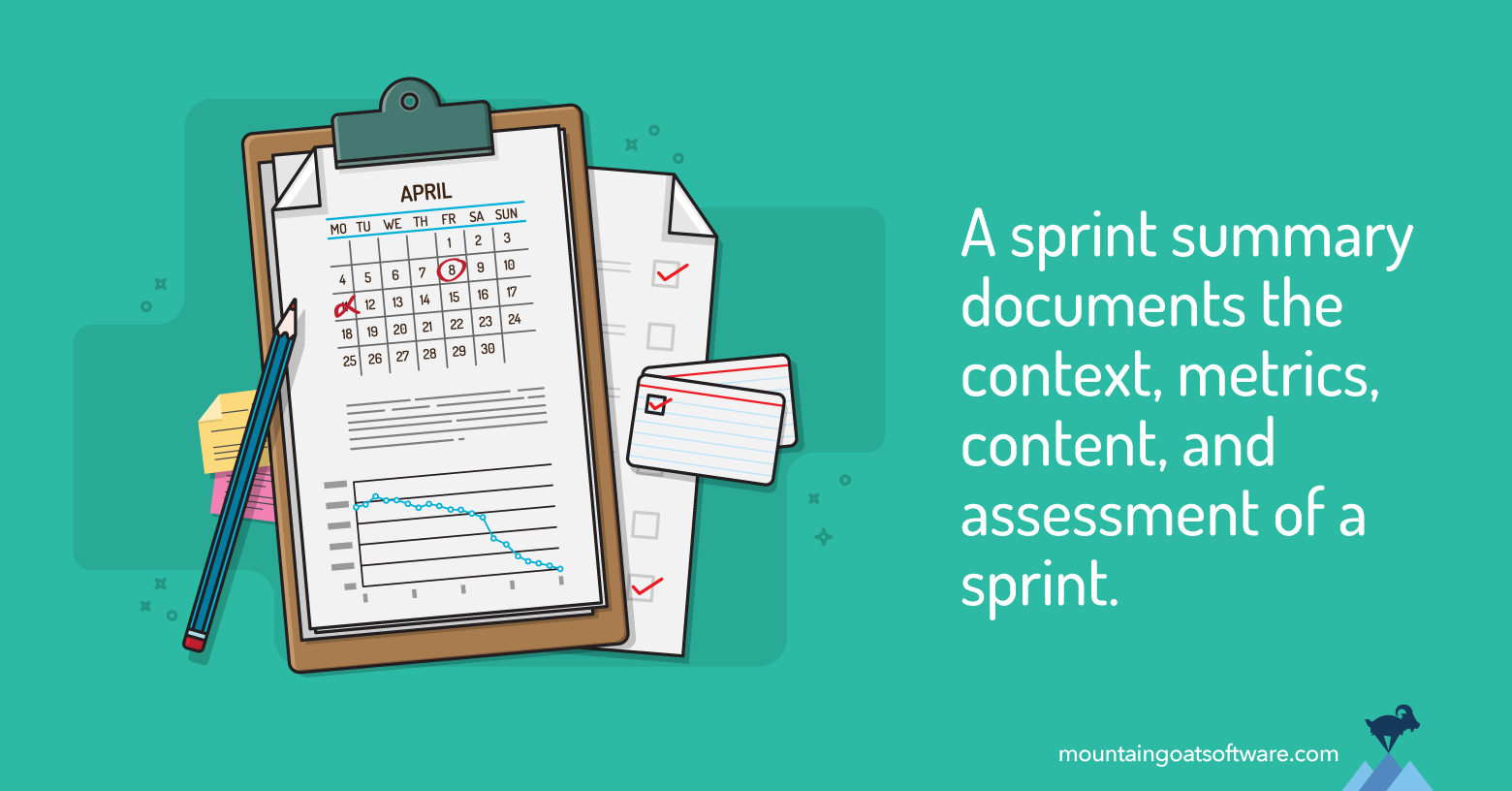Quote card for Summarizing the Results of a Sprint.