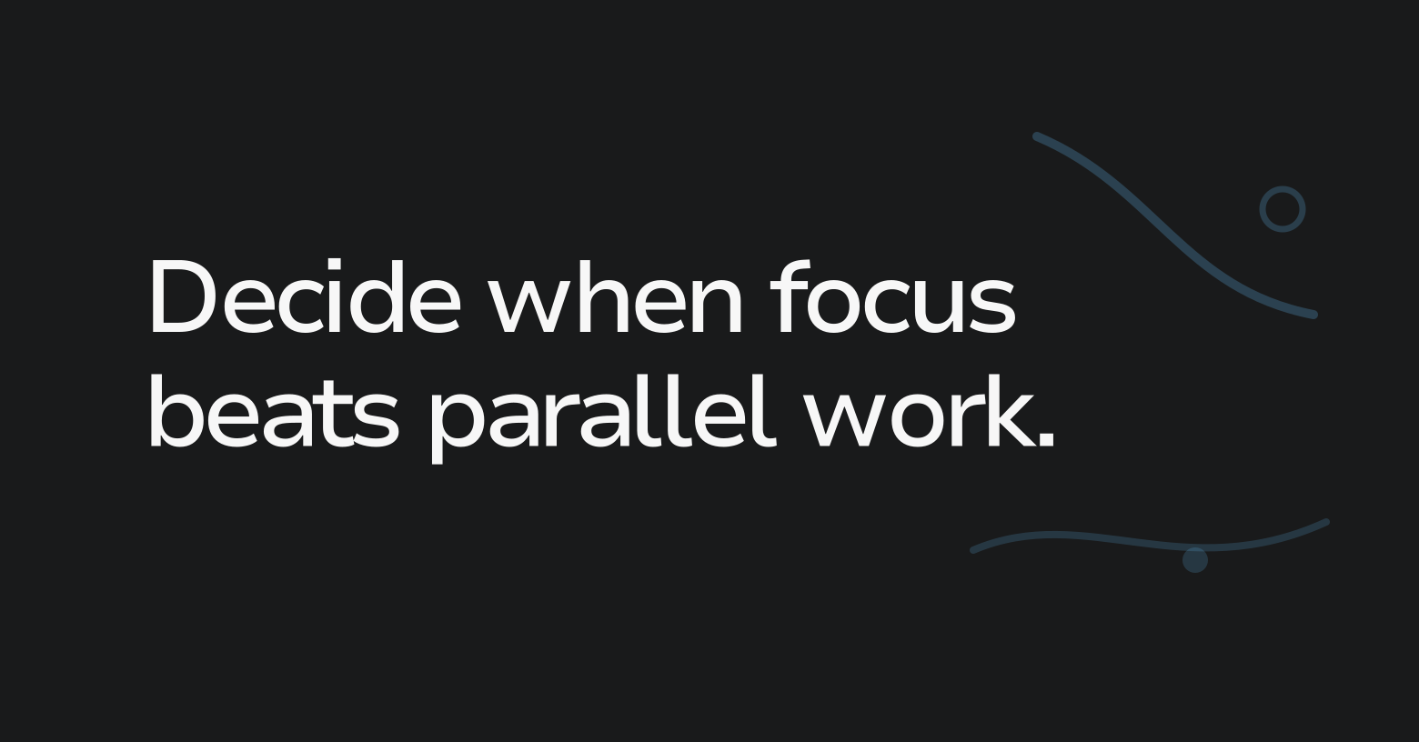 Should a Team Swarm on to One Backlog Item at a Time?