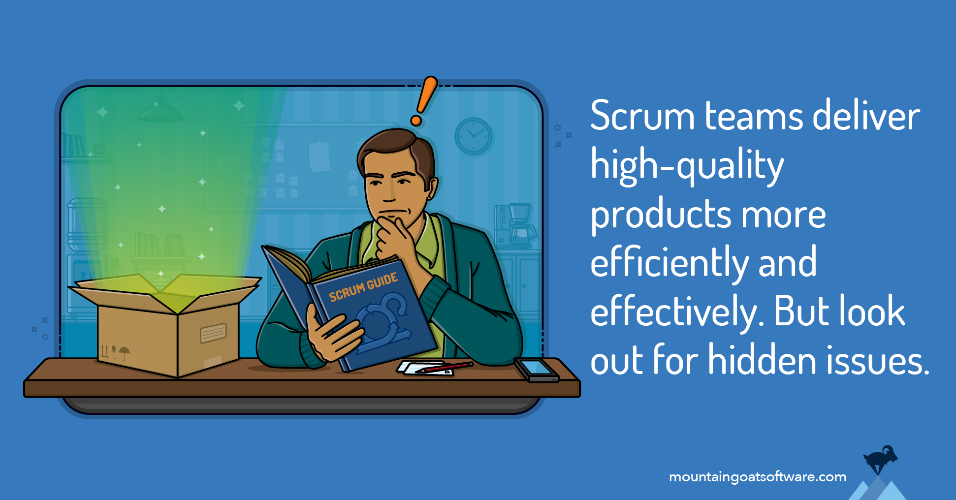 Quote card for 7 Advantages of Scrum (Plus 1 Hidden Disadvantage).