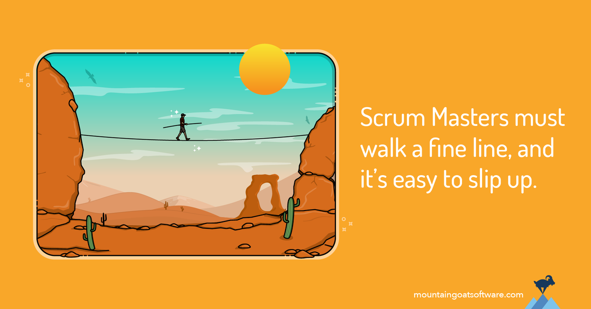 Quote card for Four Common Scrum Master Mistakes–and How to Fix Them.