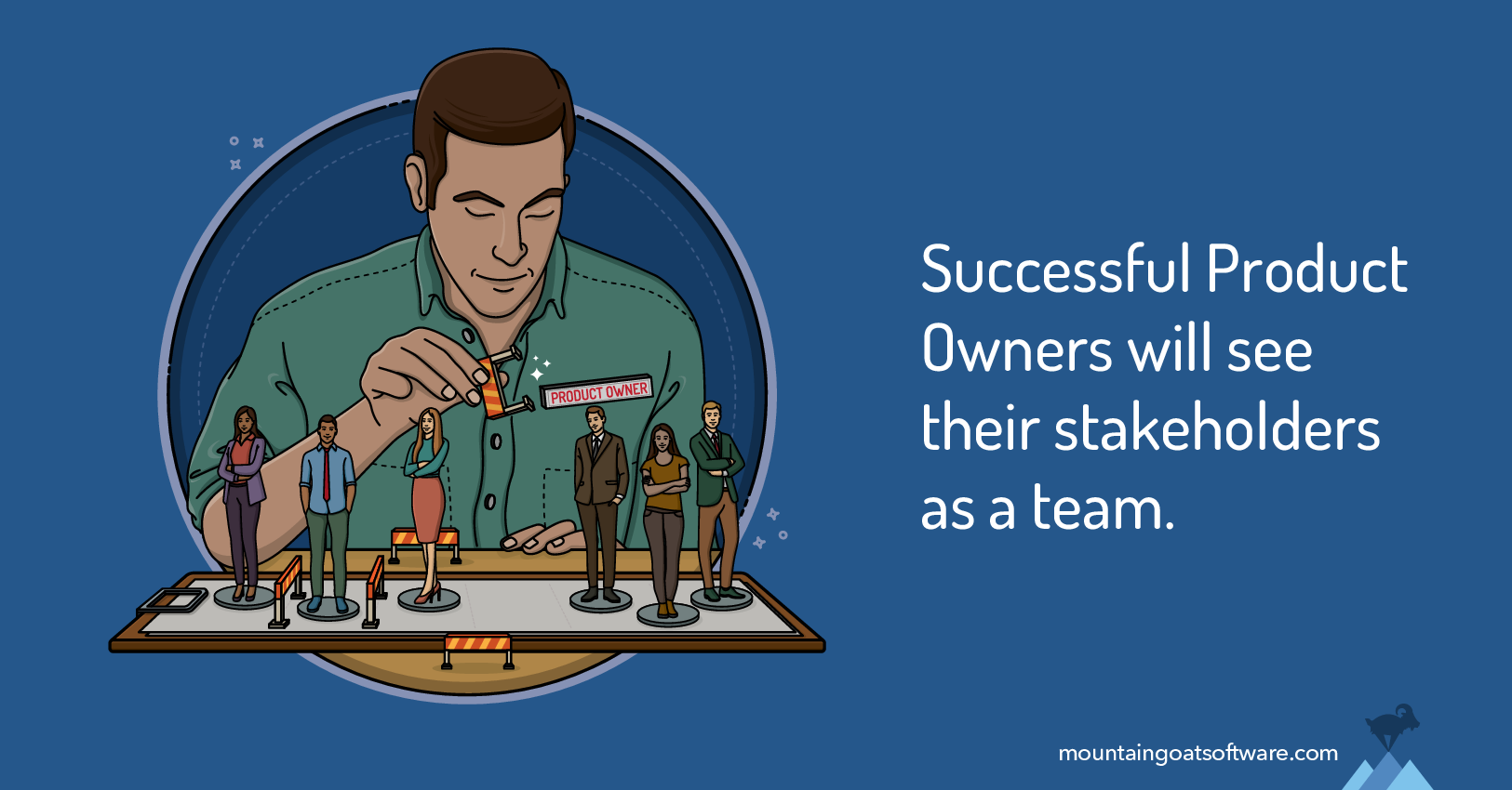 Quote card for The Product Owner’s Second Team.