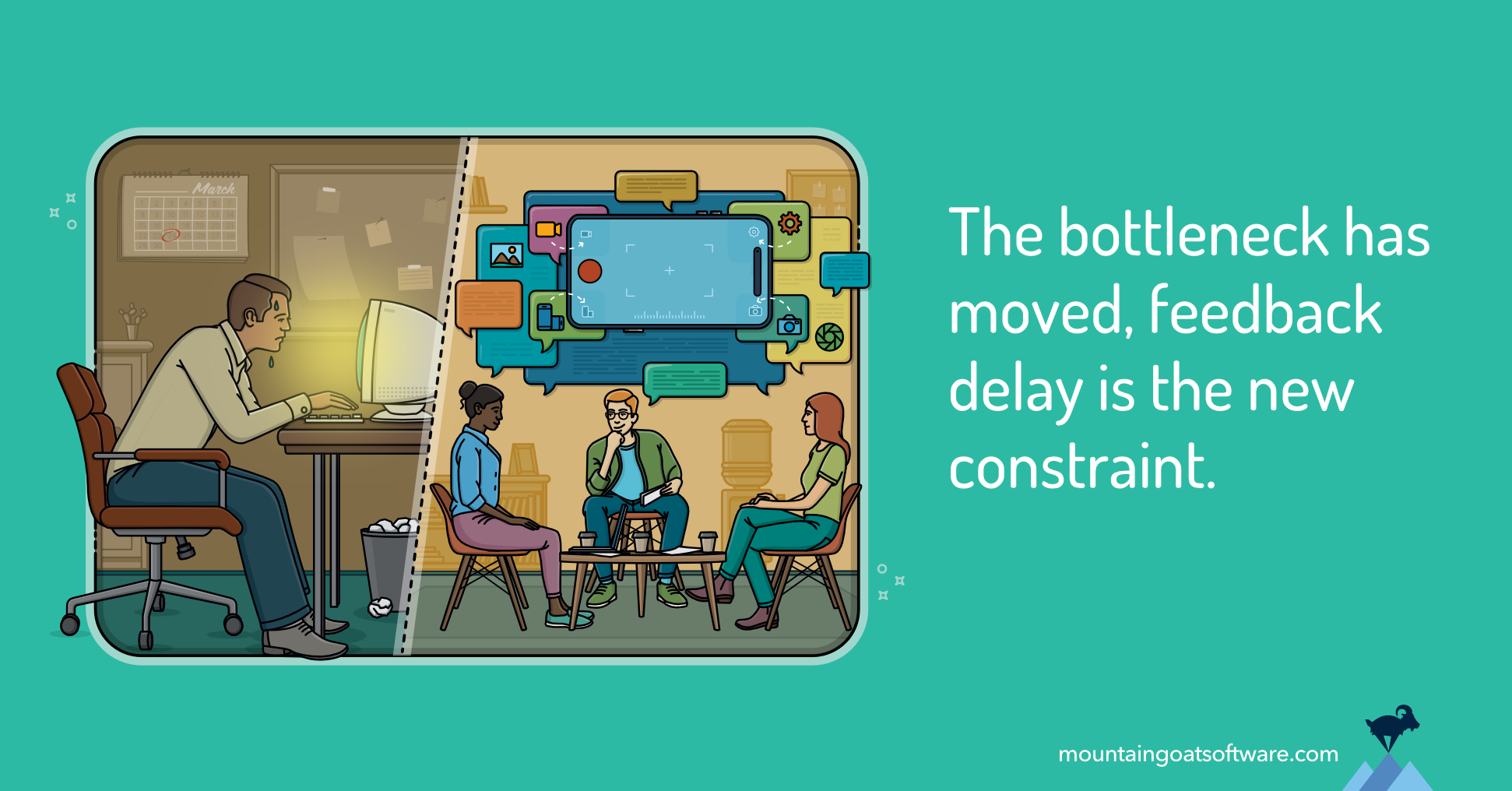 Quote card for The Cost of Change Curve Is Outdated.