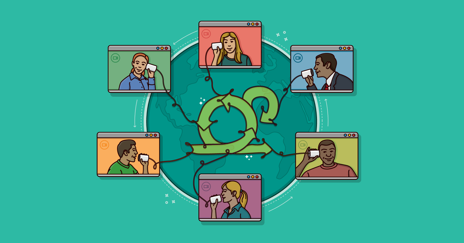 Article artwork for Scrum, Remote Teams, & Success: Five Ways to Have All Three.