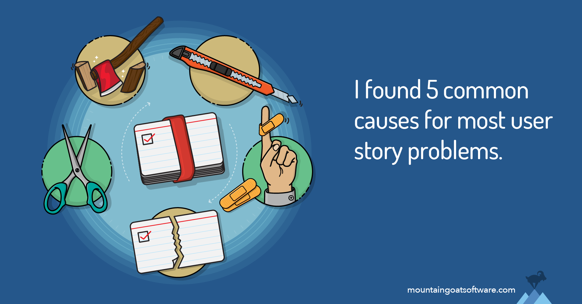 Quote card for Five Story-Splitting Mistakes and How to Stop Making Them.