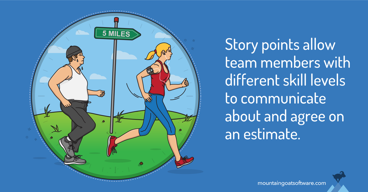 Quote card for The Main Benefit of Story Points.