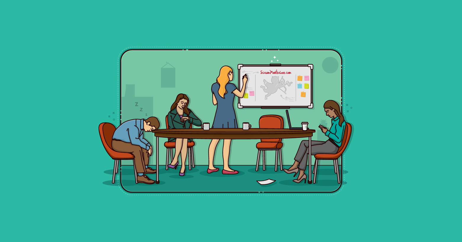 Article artwork for Four Questions to Fix Low Attendance at Your Sprint Reviews.