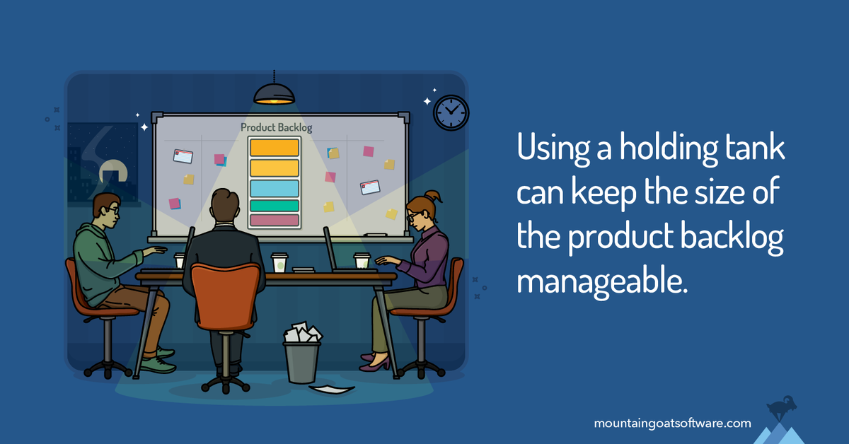 Quote card for Four Steps to Keep Your Product Backlog Small and Manageable.