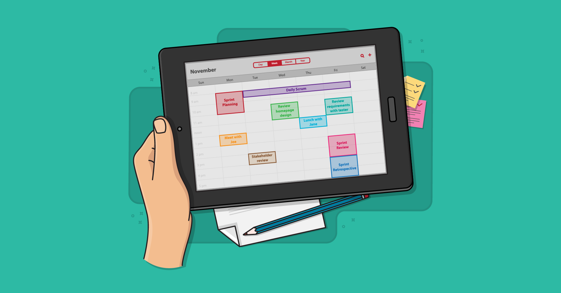Scrum meetings are an investment in Scrum success. Orgs who are new to Scrum often feel as if Scrum teams meet too much. When they dig deeper, they discover the meeting time is about the same, but the meetings are more visible because they have names.