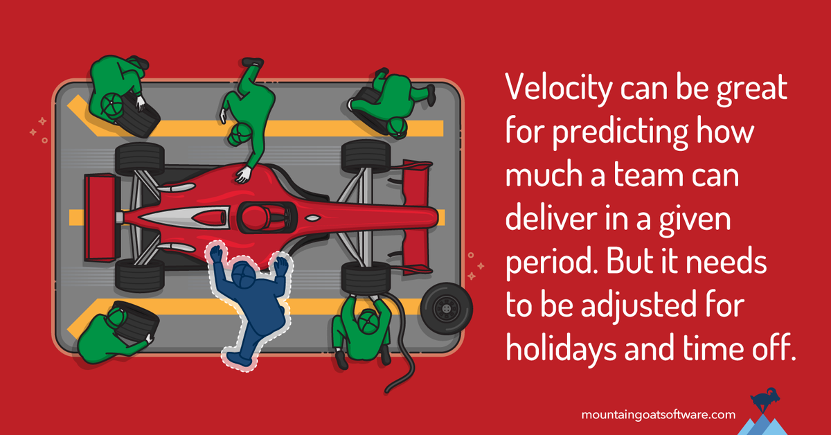 Quote card for Three Approaches to Estimating the Impact of Holidays and Time Off on Velocity.