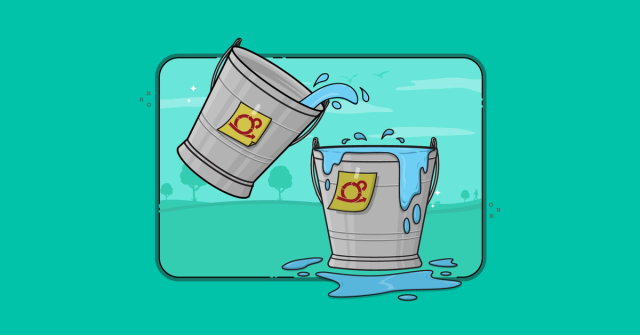 A bucket of work spills over into another bucket, causing that bucket to overflow. When too many sprints end with unfinished stories, it's time to take action.