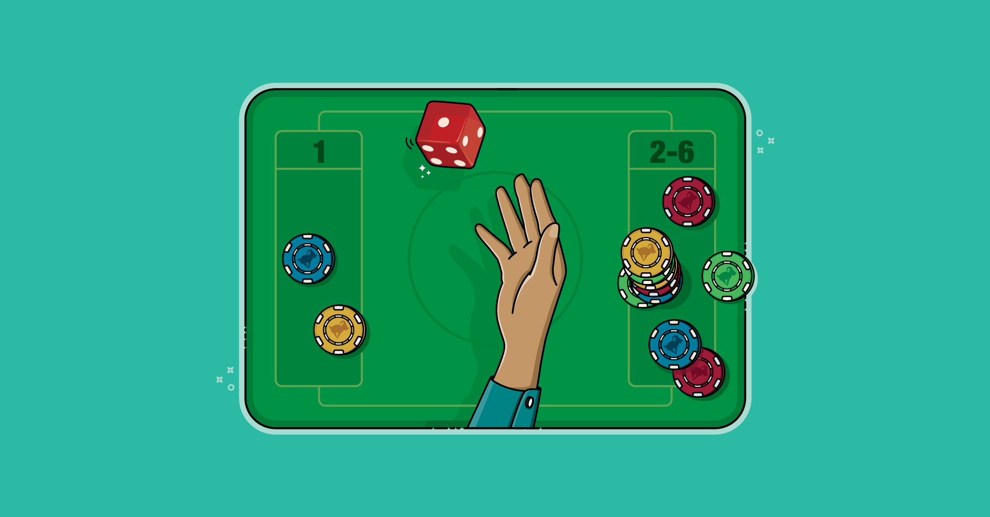 A good decisions is a bet you'd make again, regardless of the outcome. Bets could be made for a single die landing on 1 or landing on 2-6. Most people bet correctly on the choice with the best odds (2-6) but the die lands on 1.