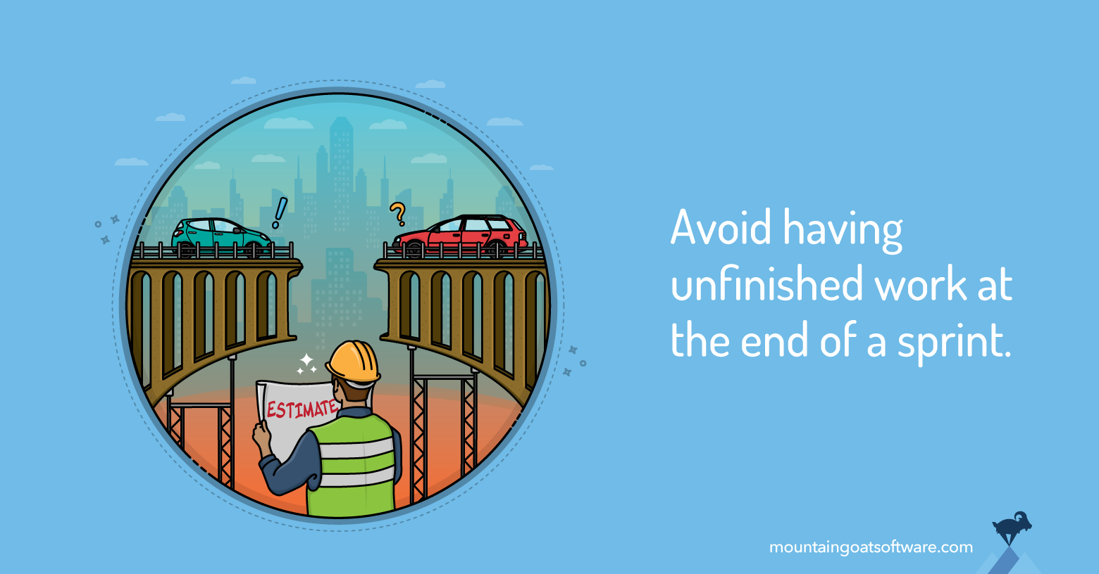 Quote card for Should You Re-Estimate Unfinished Stories?