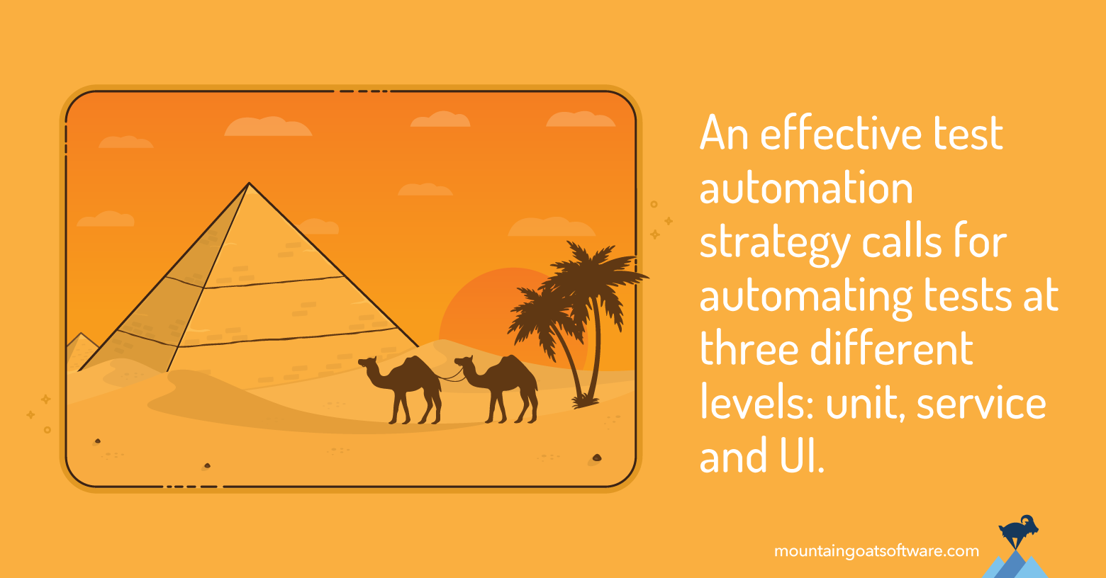 Quote card for The Forgotten Layer of the Test Automation Pyramid.