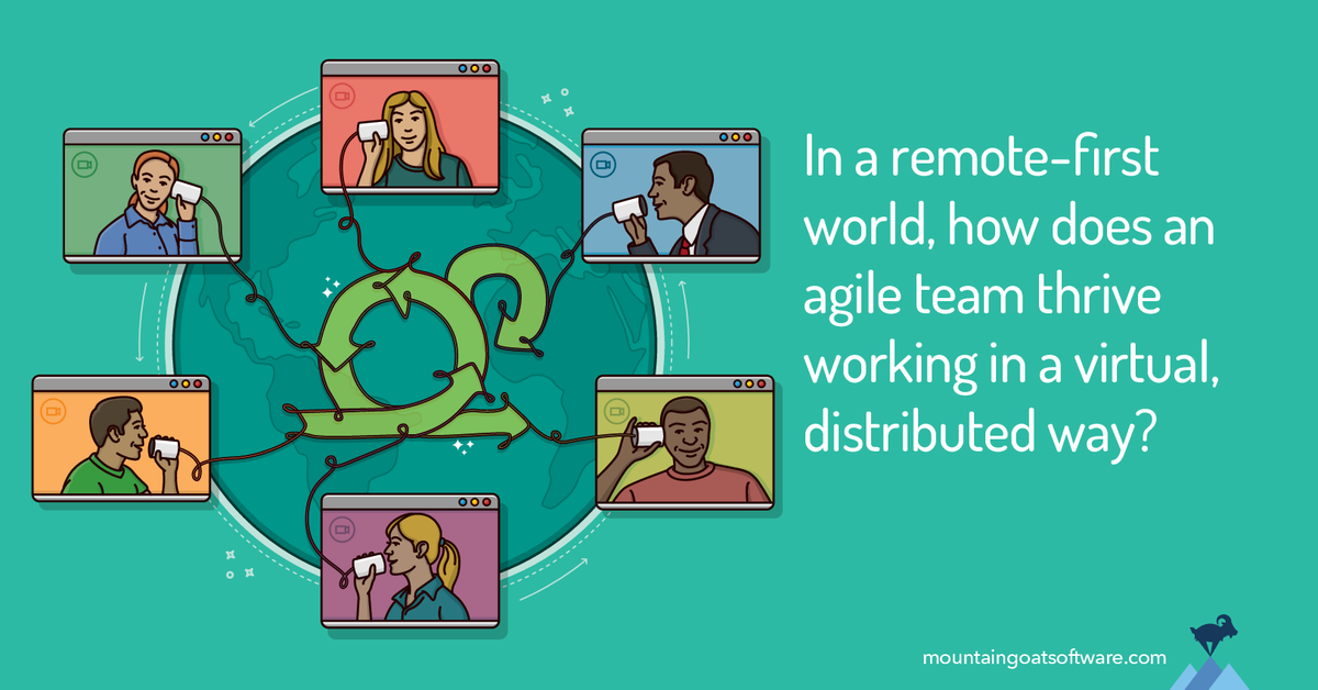 Quote card for Scrum, Remote Teams, & Success: Five Ways to Have All Three.