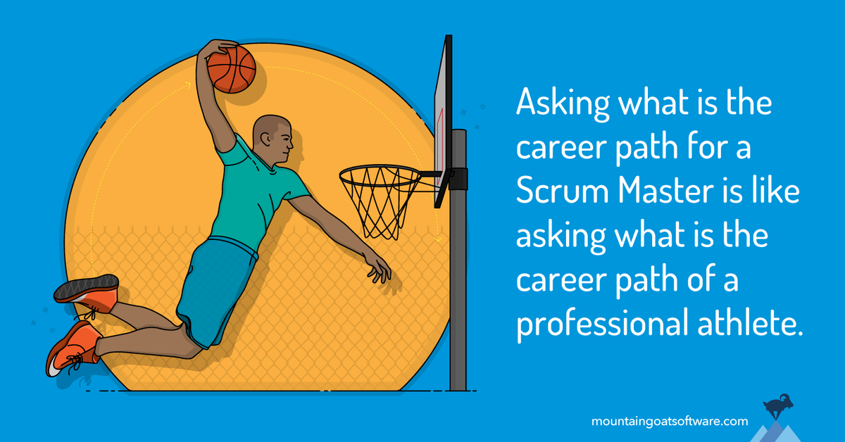 Quote card for The Career Path of a Scrum Master.