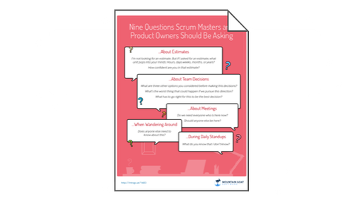 Nine Questions Scrum Masters and Product Owners Should Be Asking