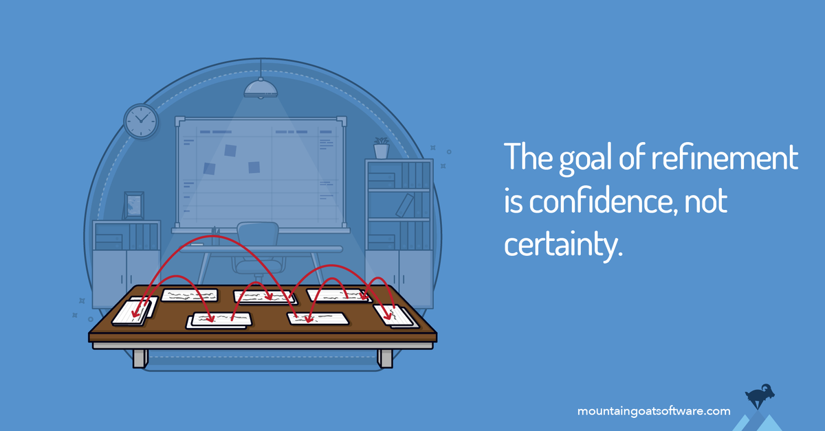 Quote card for Rethink the Refinement Session: Less Time, Better Outcomes.