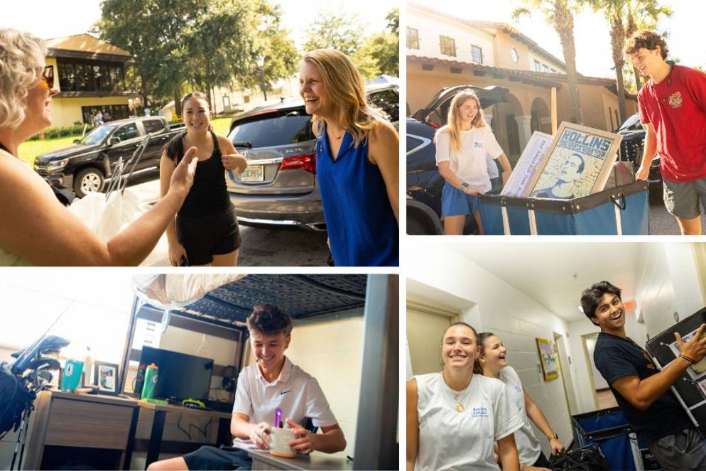 First-year students during Welcome Week