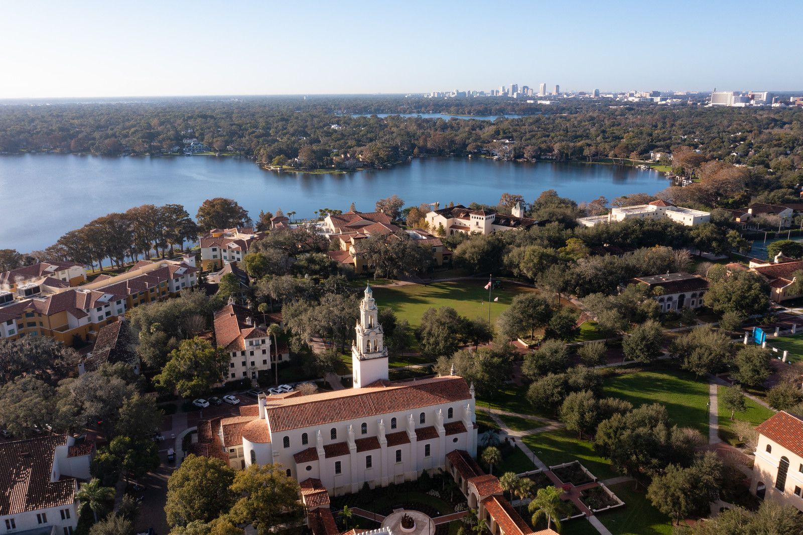 Ariel view of campus