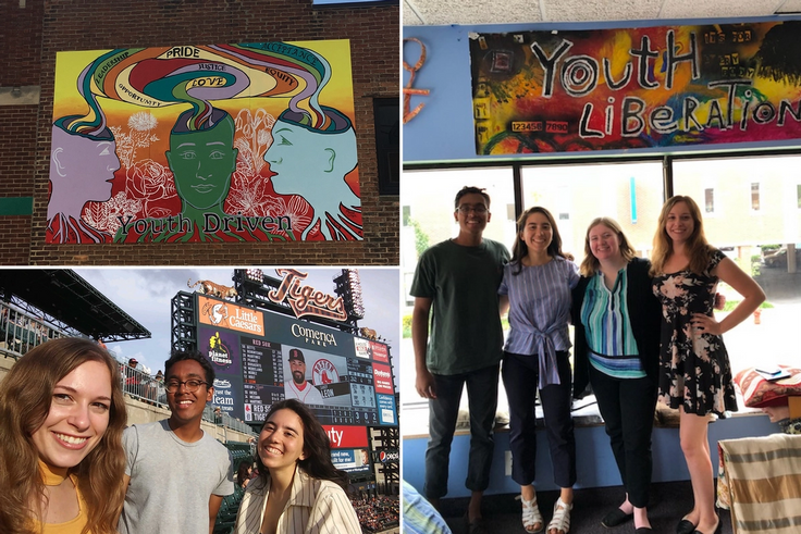Scenes from a trio of students’ internships in Detroit.