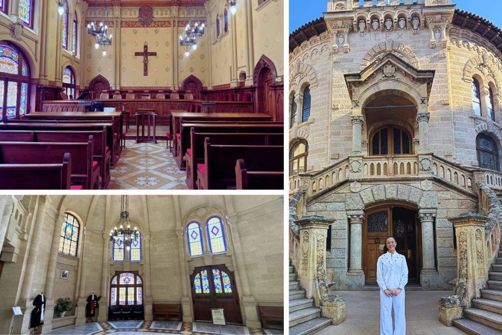 Chloé Marquet ’27 interning with the Monaco Courthouse