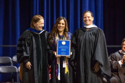 Doragnes Bradshaw (center) and Andrea Massey-Farrell (right)